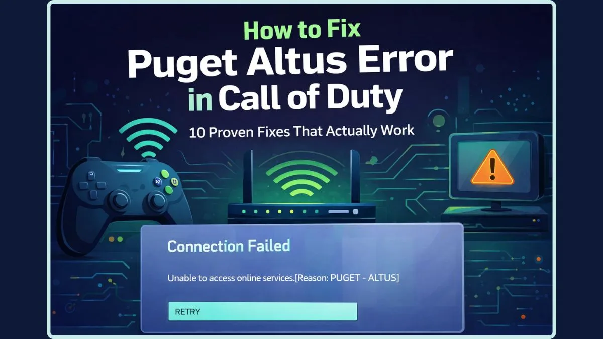 Puget Altus Error Explained: Why Call of Duty Can't Connect
